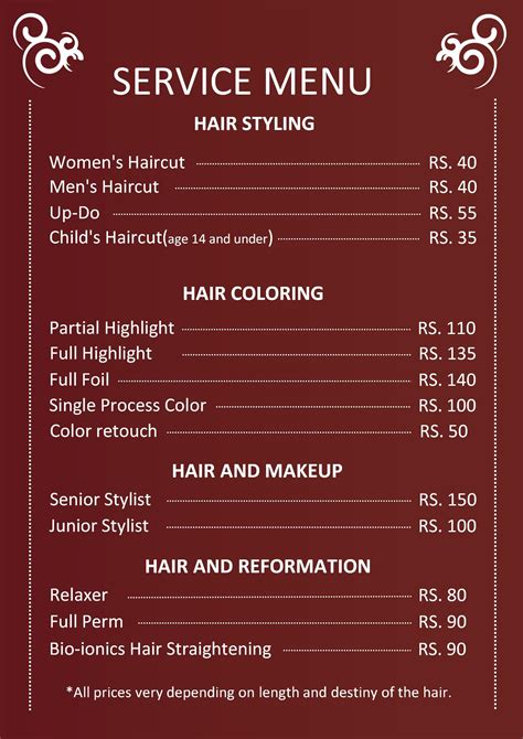 chatters appointment|chatters hair salon menu.